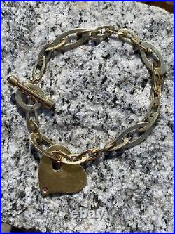 Roberto Coin 18K Yellow Gold Chic & Shine Bracelet with Heart? Charm