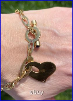 Roberto Coin 18K Yellow Gold Chic & Shine Bracelet with Heart? Charm