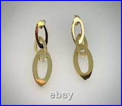 Roberto Coin 18K Yellow Gold Chic and Shine Looping Triple Drop Ruby Earrings