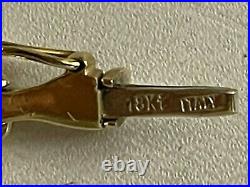 Roberto Coin 18K Yellow Gold Diamond Bar Oval Link Tennis Bracelet 14.4g