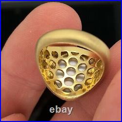 Roberto Coin 18K Yellow Gold Quartz & Diamond Ring $5700