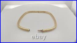 Roberto Coin 18K Yellow Gold Square Bangle Bracelet Box Included