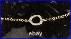 Roberto Coin 18K Yellow & White Gold withDiamond Station Necklace 31.5, 16 gm