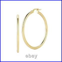 Roberto Coin 18k Yellow Gold 35MM Round Hoop Earrings
