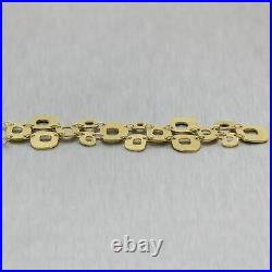 Roberto Coin 18k Yellow Gold Circle Dangle Pendant 15 Necklace
