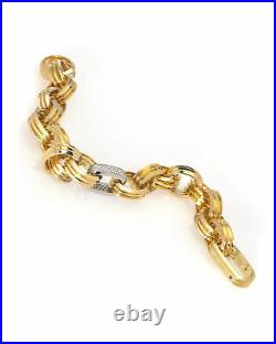 Roberto Coin 18k Yellow Gold Diamond 0.65ct Bracelet 9151159AJLBX