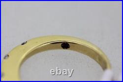 Roberto Coin 18k Yellow Gold Diamond Band Ring Size 6.5 (10050067-3)