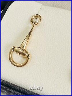 Roberto Coin 18k Yellow Gold Horsebit Equestrian Earrings In Box