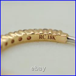 Roberto Coin 18k Yellow Gold Inside Outside Diamond Hoop Earrings