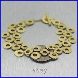 Roberto Coin 18k Yellow Gold Long Circle Drop Bracelet