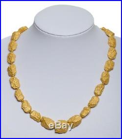 Roberto Coin 18k Yellow Gold Nugget Necklace