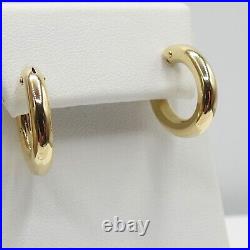 Roberto Coin 18k Yellow Gold Small Oval Hoop Earrings