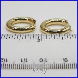 Roberto Coin 18k Yellow Gold Small Oval Hoop Earrings