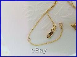 Roberto Coin 18k yellow gold necklace diamond S letter initial