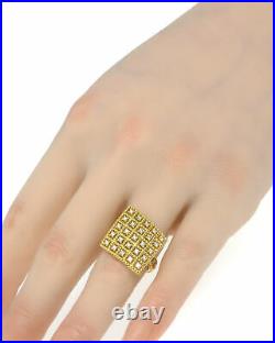 Roberto Coin Barocco 18k Yellow Gold Diamond 0.53ct Ring Sz 6.5 7772025AY65X