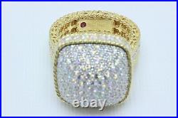 Roberto Coin Barocco Diamond Dome Ring 3.30 tcw 18k Yellow Gold $16,000 Retail