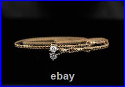 Roberto Coin Cento 18K Yellow Gold 0.30ct Solitaire Diamond Pendant 16 Necklace