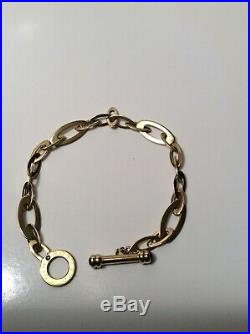 Roberto Coin Chic And Shine Toggle Bracelet with Sapphire Cabachon Toggle Clasp