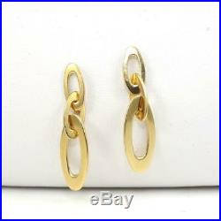 Roberto Coin Chic & Shine 18K Yellow Gold Red Ruby Dangle Earrings LHG2