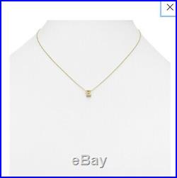 Roberto Coin Love letter Diamond Initial E Necklace In 18KT Yellow gold