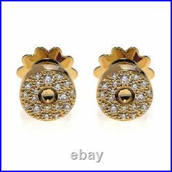 Roberto Coin Pois Moi 18k Yellow Gold Diamond 0.34ct Earrings 8882634AYERX