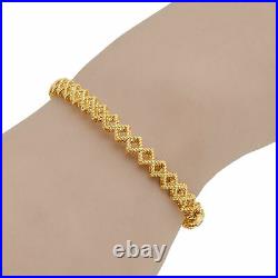 Roberto Coin Roman Barocco 18K Yellow Gold Diamond 0.35ct Bracelet 7771649AYBAX