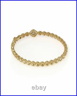 Roberto Coin Roman Barocco 18k Yellow Gold Diamond 0.43ct Bracelet 7771654AJBAX
