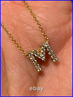 Roberto Coin Tiny Treasures Diamond & 18kt Yellow Gold Necklace
