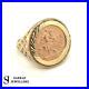 SOVEREIGN_RING_1_10_9ct_YELLOW_GOLD_CLASSIC_St_George_Coin_Dragon_Slayer_1999_01_cbmd