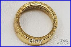 Saint Gaudens Gold Coin Wedding Band 22k Gold Ring Size 11.5 21634