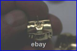 Solid 18k Yellow Gold huggie earrings Roberto Coin 10.8 g Omega R3