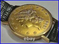 Vacheron Constantin Coin Watch 1896 Liberty With Box & Papers