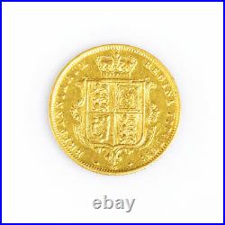 Victoria 1876 Gold Half Sovereign Coin