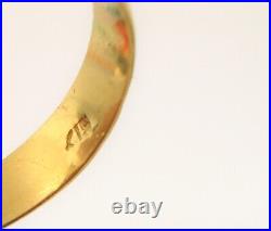 Vtg Beautiful 14k Yellow Gold Greek Coin Ring Athena Goddess Trireme S7.5 5.6g